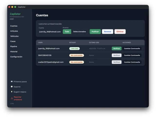 ZapLister fue reconstruido desde cero: mas rapido, mas estable y ahora en Windows, Mac y Linux
